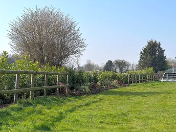 Fence around the pitches