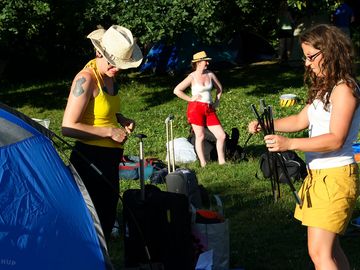 Around the pitches