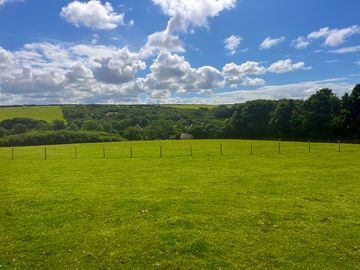 The view of the valley at kestle view, south facing - a real sun-trap!