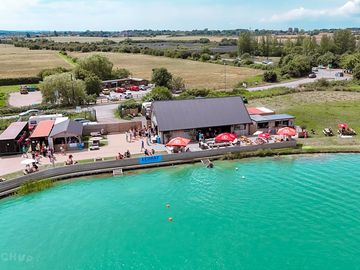 On-site Aqua & Wake park with Restaurant and Bar.