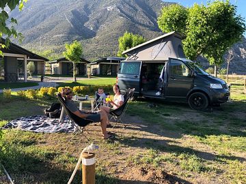 Pitches with mountain views