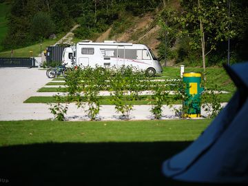 Pitches for motorhomes and caravans