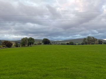 View from the camping field looking towards orton