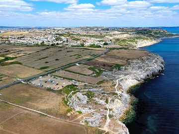 Aerial view of the site