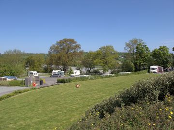 Pitches at the bottom of the site