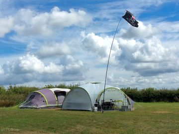 Spacious pitches