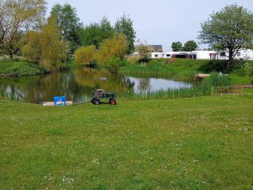 One of our fishing ponds next to the bar