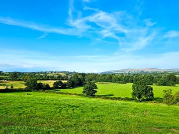 Views over the countryside from the pitches