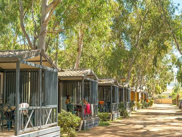 Chalets in a row