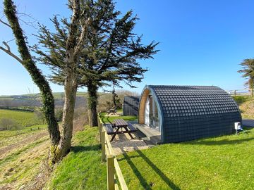 Pet friendly camping pod