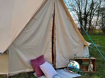 Bell tent exterior