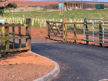 The site entrance from tonge lane
