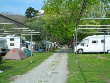 Pitches in sunny locations
