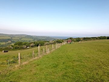 View over combe martin