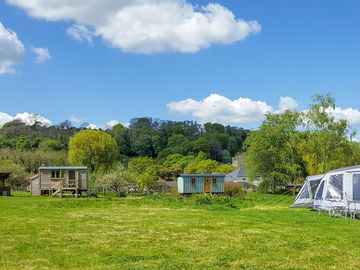 Hut and pitches