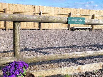 One of the animal paddocks