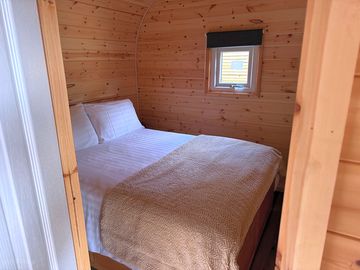 Double bed made up for your stay