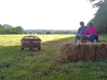 Fire pits and logs provided on request