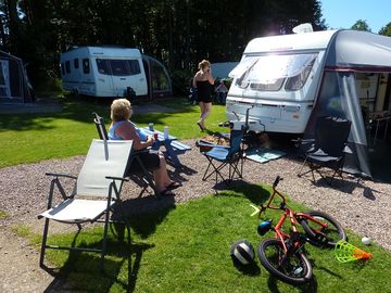Enjoying the lovely rural setting
