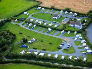 Aerial view of the site