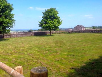 Rural views around the pitches