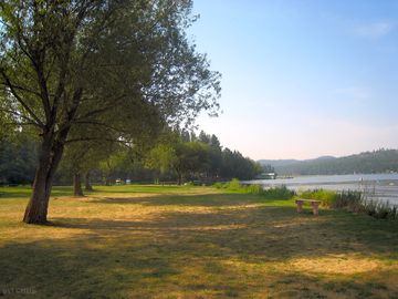 View of long lake and sites