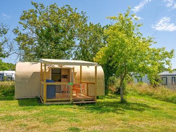Safari tent exterior