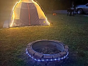 Space for a campfire