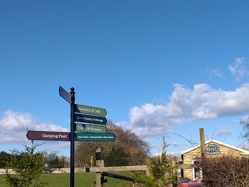 All the facilities are signposted