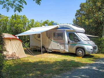 Spacious pitches for motorhomes