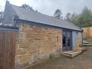 The old cow shed exterior