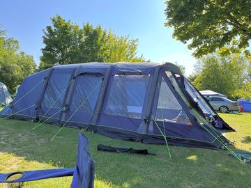 Good sized pitch with electric hook up and water