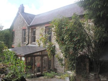 The main house, just down from the camping field