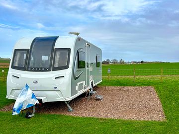 Serviced hardstanding pitch