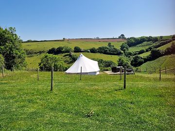 Bell tent exterior
