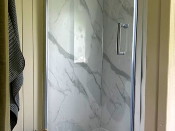 Shower in the hut