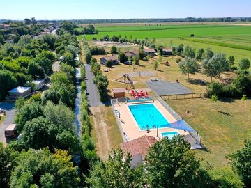 Aerial view of the site