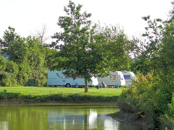 Pitches by the fishing pond