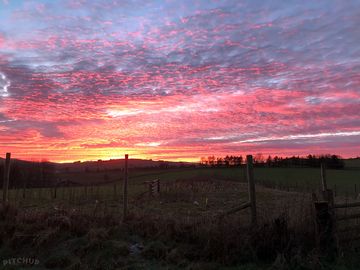Sunset from the campsite