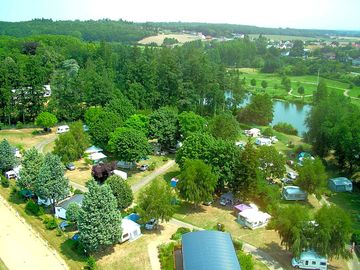 Aerial view of the site