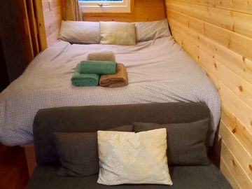Full-size double bed