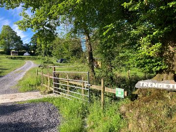 Entrance to the campsite