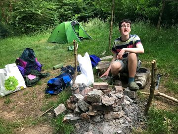 A great place to enjoy marshmallows by the campfire.