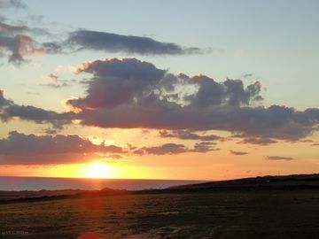 Sunset at newton farm campsite