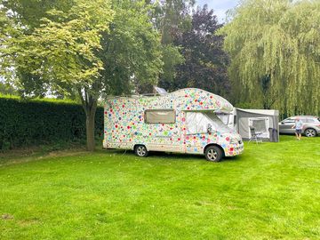 Pitches under the trees