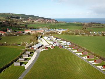 The site from drone view