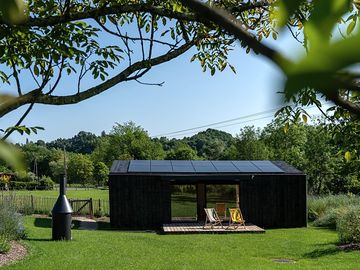 Lodge and private barbecue