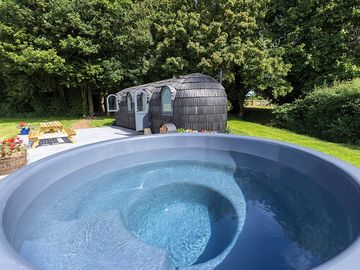 Woodfired hot tub