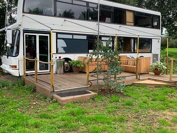 Decking area with seating