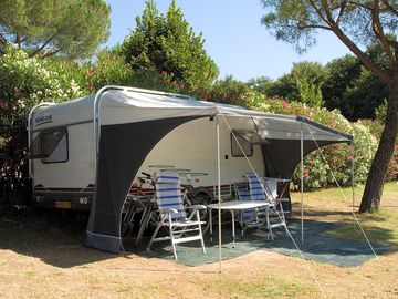 Spacious pitches with room for your awning